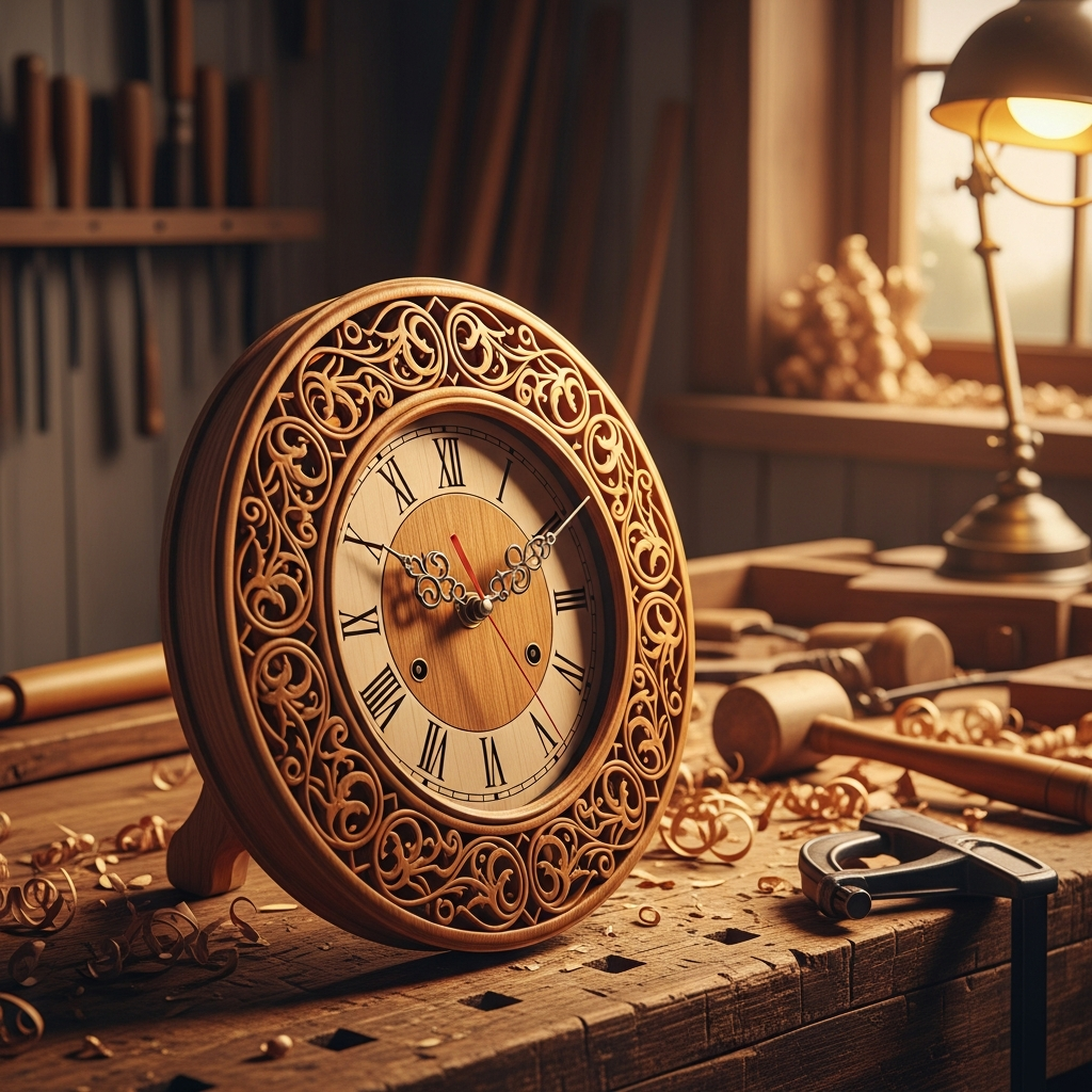 Пример готовых авторских часов Clocksy